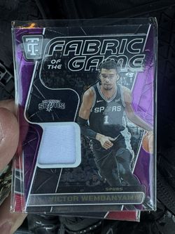 Victor Wembanyama Fabrics of the Game Patch card /99