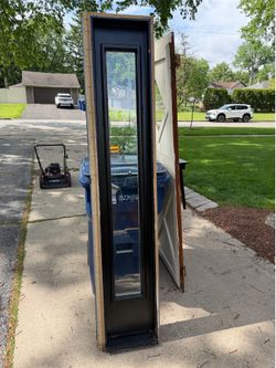 Vintage Transit Side for Front Entryway Door, 16 w, 83 high, 5 thick, $5
