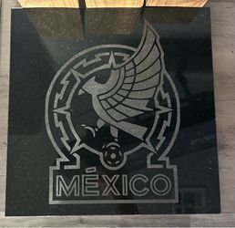 Fifa World Cup 2026 Seleccion Mexicana  Logo 2026  New Granite Tile Engraved