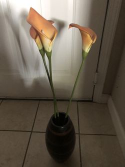 Flowers w/ vase