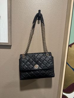 Kate Spade Black Quilted Leather Chain Shoulder Bag