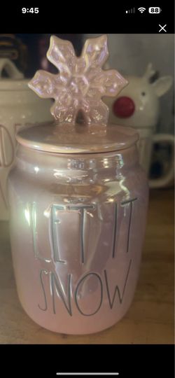 rAE DUNN Pink Canister