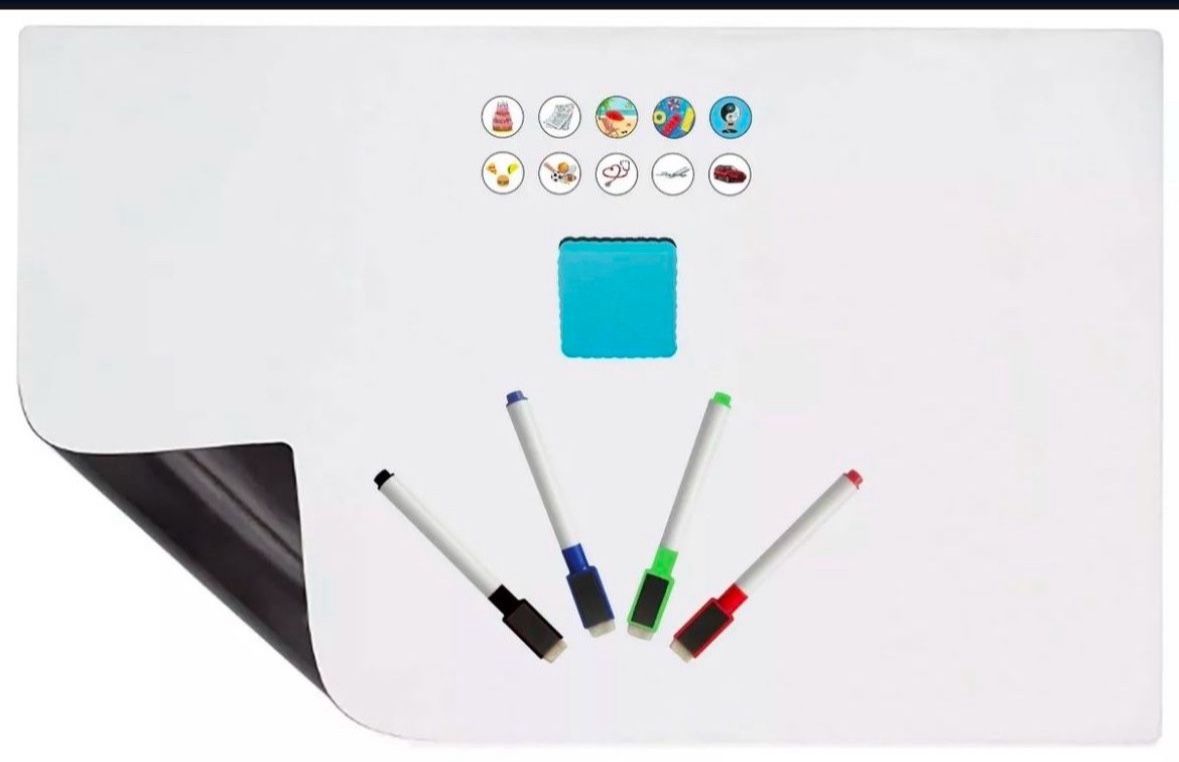 30 Piece Set Magnetic Refrigerator Organizer Calendar