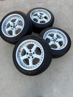 rims 17 VOLK RAYS white  rines 5x114.3 wheels Fits Infiniti M35 G35 G37 Q40 Accord Civic Mustang Lancer Altima Maxima Wrx Camry Mazda Scion Acura Lexu