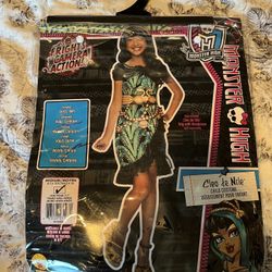 Monster High Cleo de Nile Halloween Costume Size- Medium 8-10