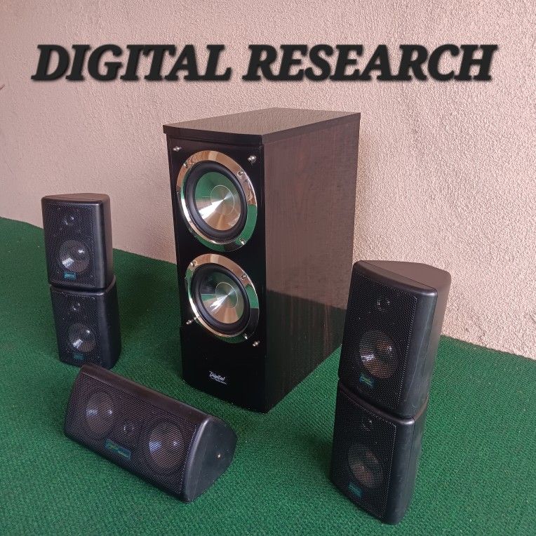 Beautiful Digital Research Home Theater Speakers Nice!