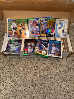 Dodgers Baseball Card Lot