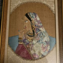 hand embroidered painting  