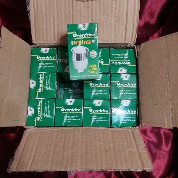 24x OVERDRIVE LED BULBS GU5.3 MR16 9W = 35W DAYLIGHT 5000K – NEW for ...