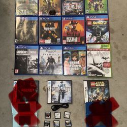 Ps4 games, DS games, DS handheld console, DSI handheld console