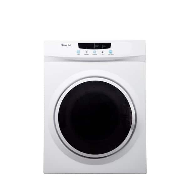 NEW Compact 3.5 cu. ft. Capacity White Electric Dryer

