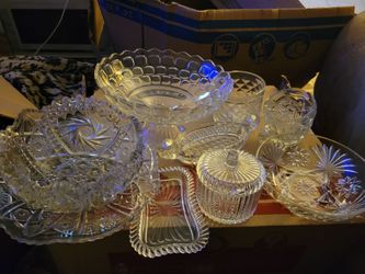Collection of glassware