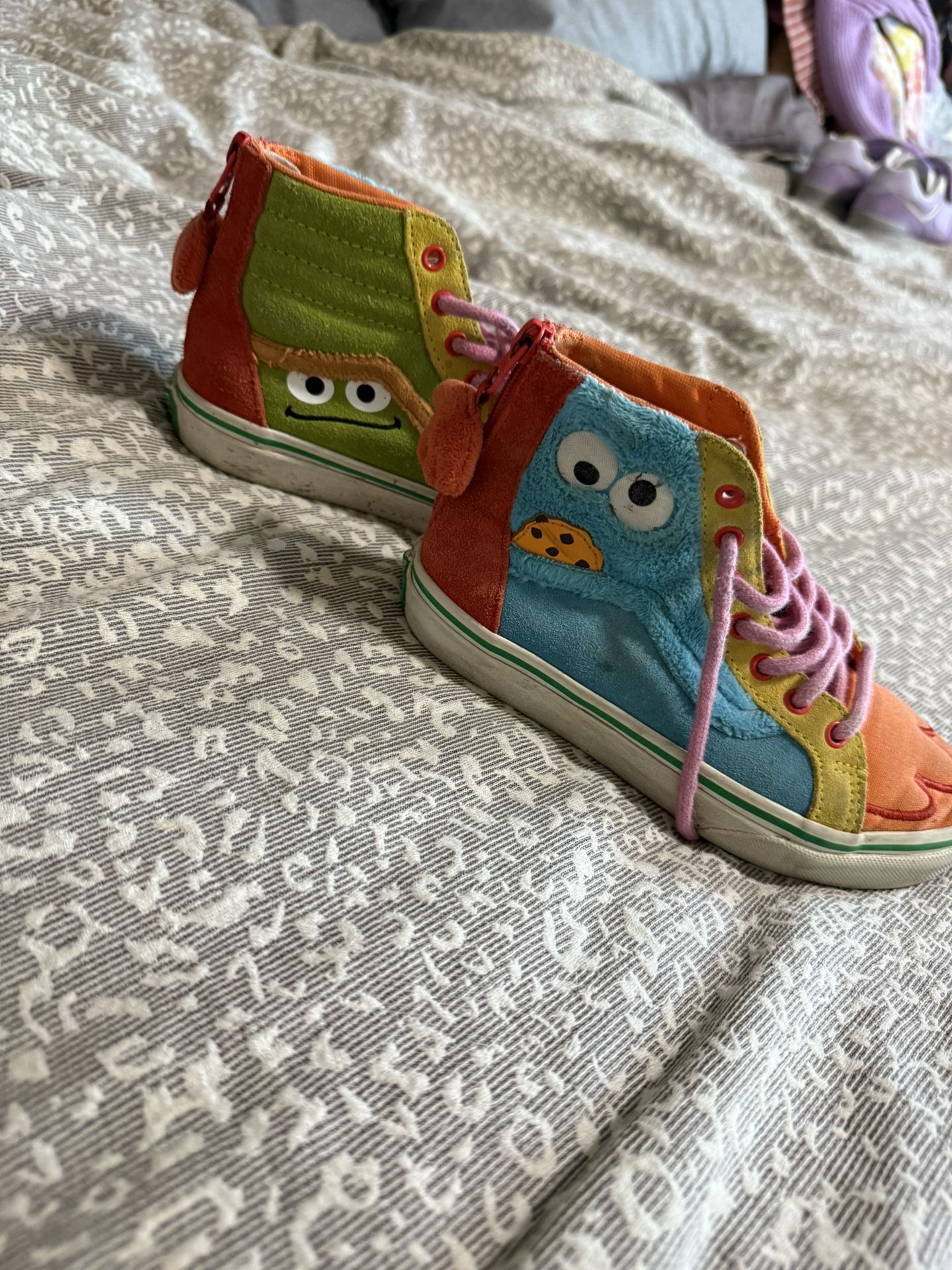 Size 2 Sesame Street Vans High Tops