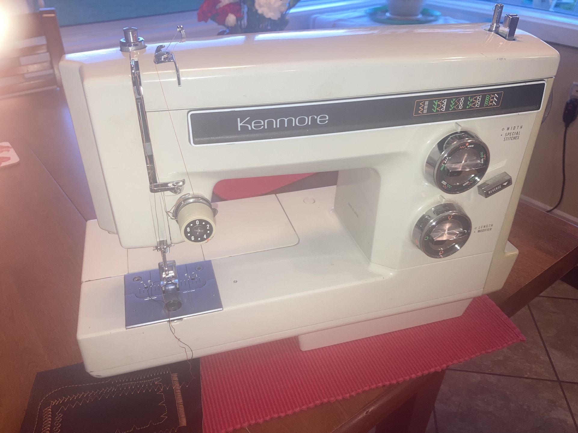 Kenmore 158 sewing machine from 1970 with free arm