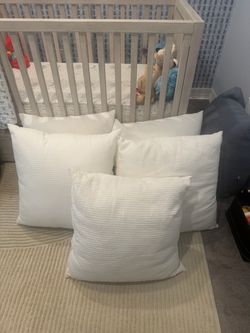 Set of 5 Oversized White Waffle Textured Daybed Pillows – Target