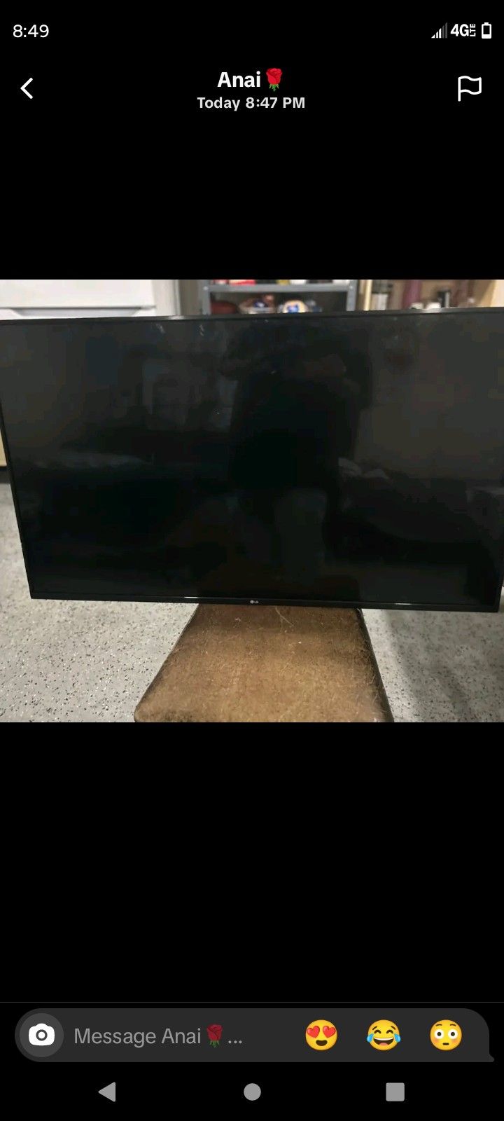 LG 55 Inch With Cord And Remote
