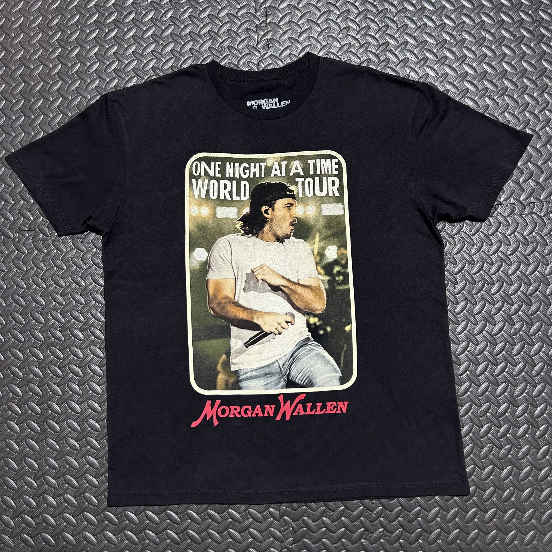 Morgan Wallen One Night At A Time World Tour Shirt Country Mens Size XL Black