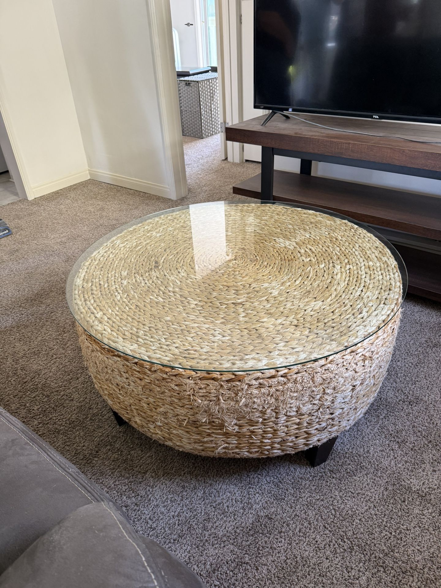 Coffee Table with glass top
