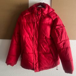Forever 21 Mens Red Puffer Jacket Size M 