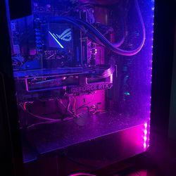 ASUS ROG Gaming PC + 32" Curved Monitor Bundle (i7-14700F, RTX 4060 Ti, 32GB RAM, 2TB SSD