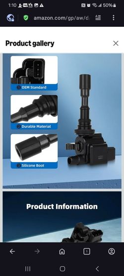 ECCPP 3 ignition coils with 6 iridium Spark Plugs,UF439,coils packs,for Hyundai Santa Fe 2003-2006,XG-2005 &,for kia Amanti 2004-2006,V6 3.5L‎