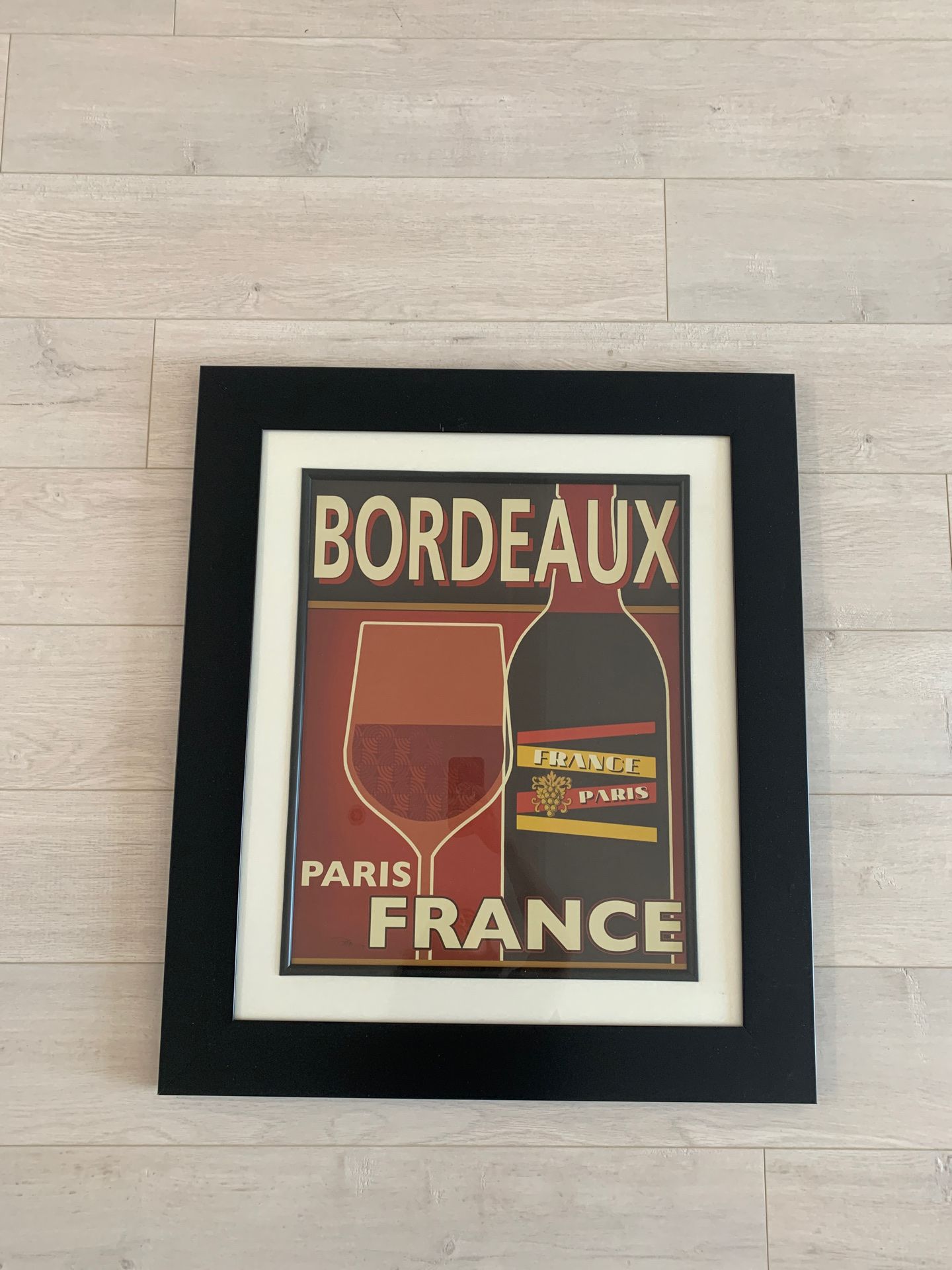 Wall Art “Bordeaux Paris France”