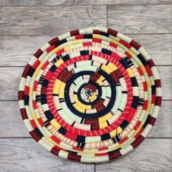 Hopi coiled hand made native american basket