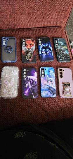 I Have 8 Phone Cases For A Samsung S23 And Pop Up For Back Of Phone. Asking $5 For Phone Cases And $ 3 For Pop Up .