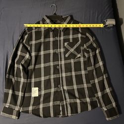 Large flannel button up shirt