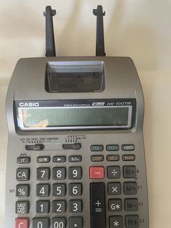 Casio Calculator With Receipt