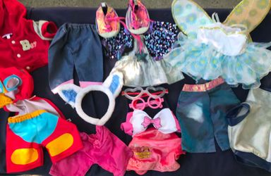 Bundle of clothes to play and dress a bear $15 for the bundle