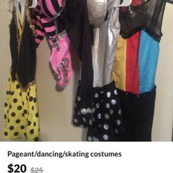 Pageant/dancing/skating costumes