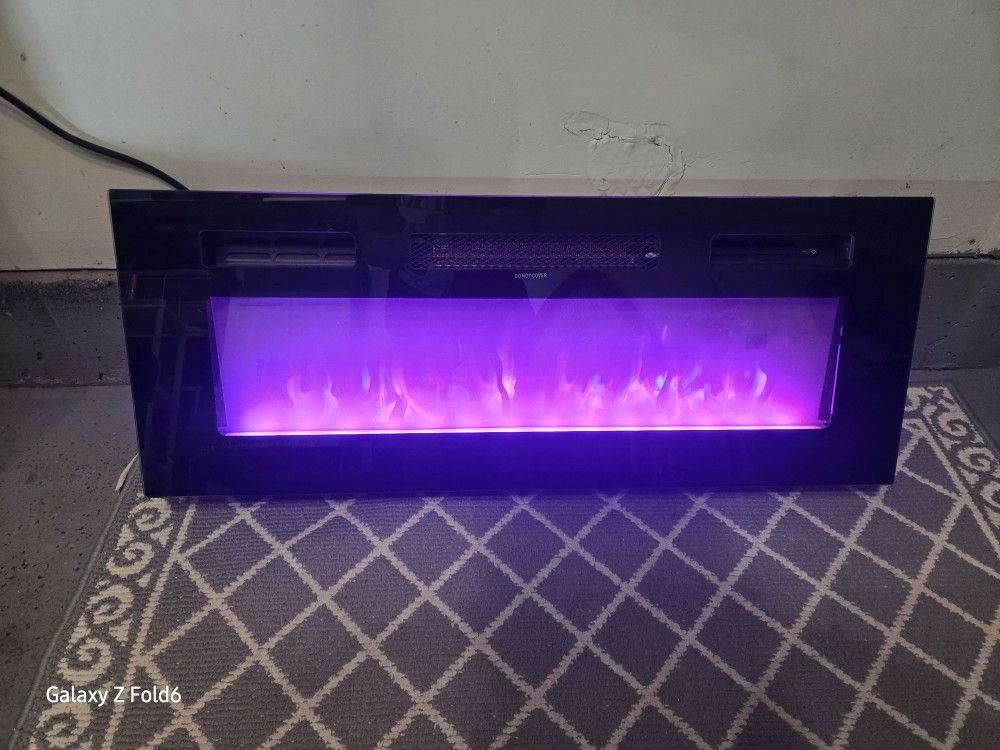 Electric LED Light fireplace insert for remodeling 