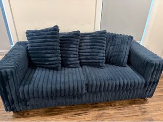 Blue couch set ( BEST OFFER )