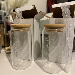 Glass Tumblr Cups 