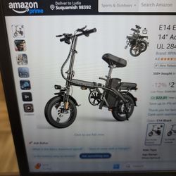 14" Electric Bike 500w Motor Brand New 