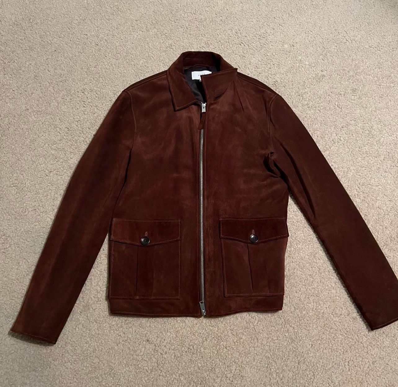 Reiss Brown leather jacket
