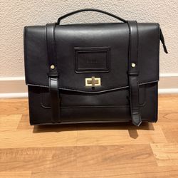 Ecosusi Cambridge PU Leather Briefcase/ Convertible Backpack 14"