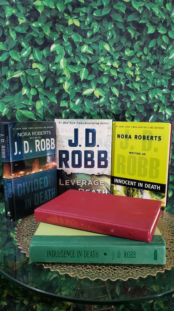 LOT 5 HARDCOVERS IN DEATH SERIES BY J.D. ROBB: