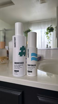 Hairstory hair balm and undressed