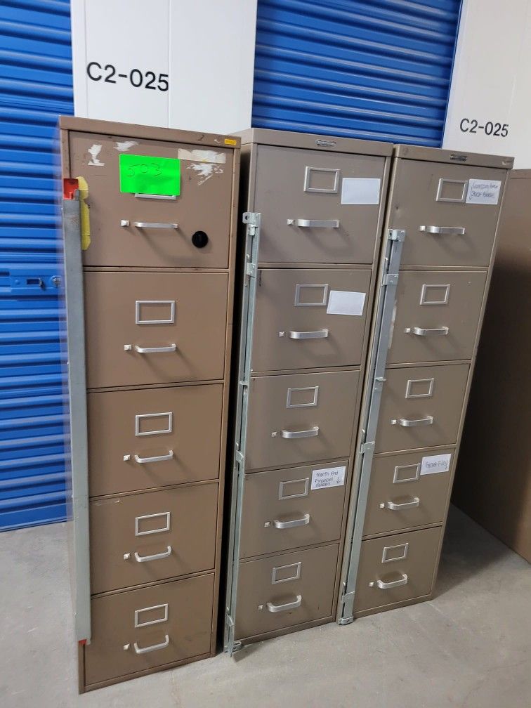 Solid Metal Storage /File Cabinet $130 Each