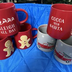 Christmas Holiday Themed Mugs $5 each