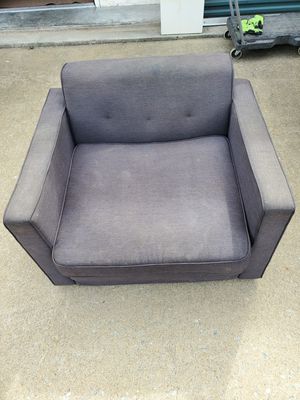 Photo Grey Fold out chair