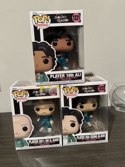 Squid Games Funko Pops