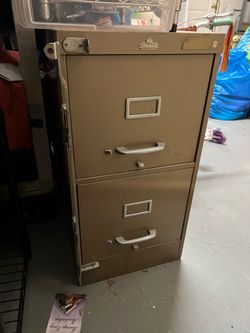 2 drawer file cabinet