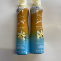 Secret Dry Spray Deodorant Set