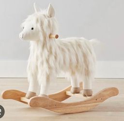 Pottery Barn Nursery Llama rocker
