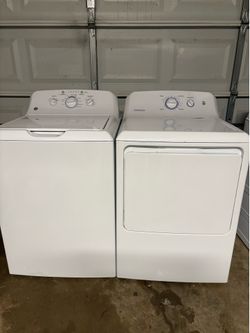 GE washer/ Conservator dryer by GE . Electric. $400 they are .