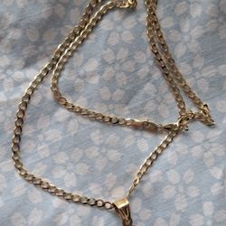 10k gold chain with your pendant