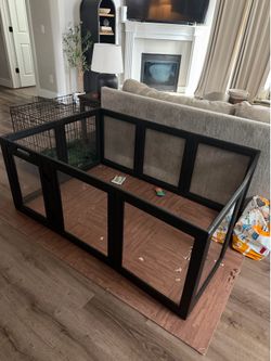 Acrylic pet playpen
